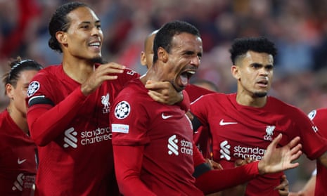 Beverage light's Commotion Liverpool's Joël Matip rises to see off Ajax and ease the Anfield anxiety |  Champions League | The Guardian
