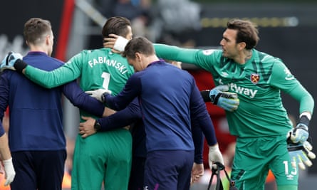 Lukasz Fabianski was replaced by Roberto after suffering injury against Bournemouth in September but David Martin is now second in the West Ham pecking order.