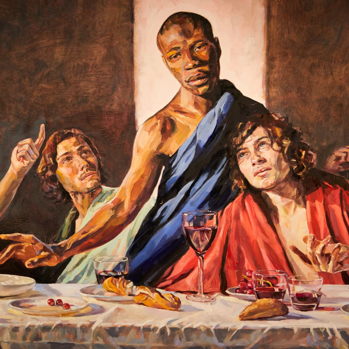 Who Shot Jesus Artist Discovers Bullet Hole In Last Supper Painting Art And Design The Guardian