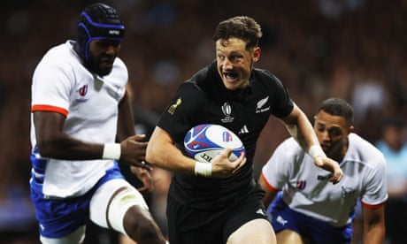Cam Roigard gets off to dream start in All Blacks’ demolition of Namibia