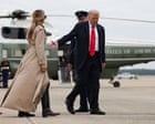 ‘Radical left media’ is trying to destroy country, claims Trump – US politics live