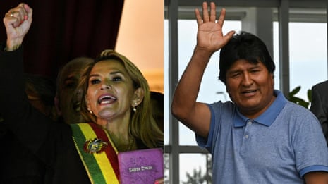 Añez assumes Bolivia's interim presidency as Morales flees – video