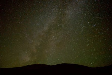 The spectacular night sky above the Indian Astronomical Observatory in Hanle.