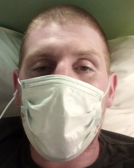 Rough sleeper Luke Donnelly, who contracted coronavirus.