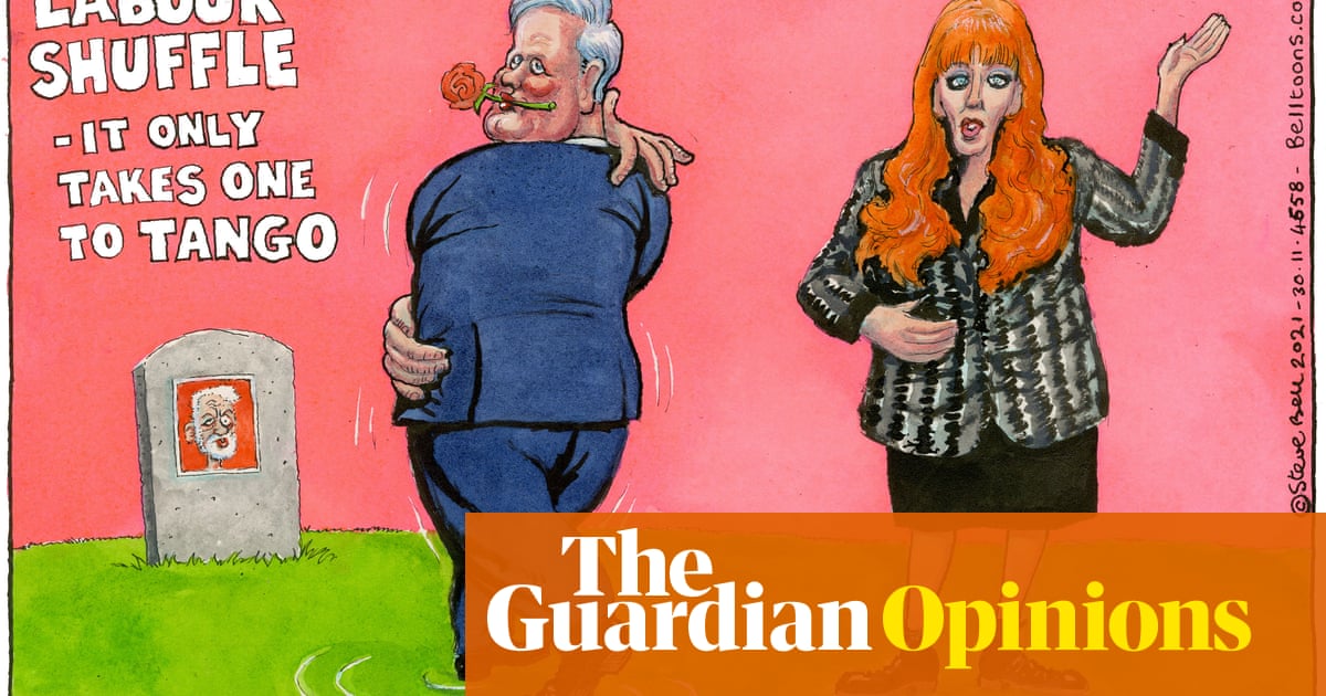 Steve Bell on Keir Starmer’s row with Angela Rayner over Labour’s reshuffle – cartoon