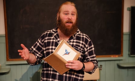 James Rowland in his play Piece of Work at Summerhall in 2023.