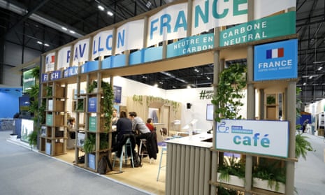 The French pavilion at Cop25 in Madrid in 2019.