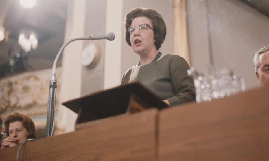 ‘Almost forgotten’: Alice Bacon at the Labour party annual conference, Blackpool, September 1965. 