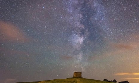 The Milky Way above St Catherine’s Chapel, Dorset.