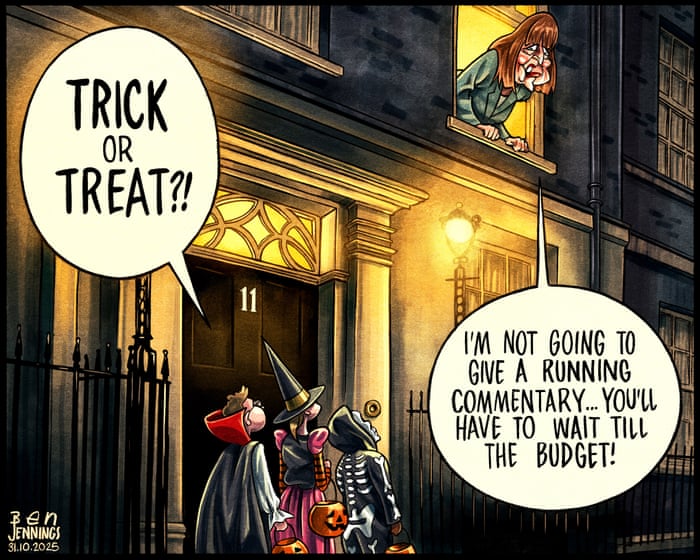 Ben Jennings on Halloween and the budget – cartoon