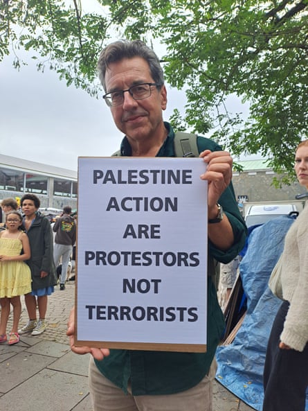 George Monbiot at Palestine Action protest