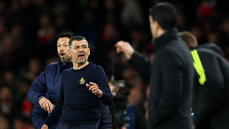 'Arteta insulted my family': Porto coach accuses Arsenal manager – video 