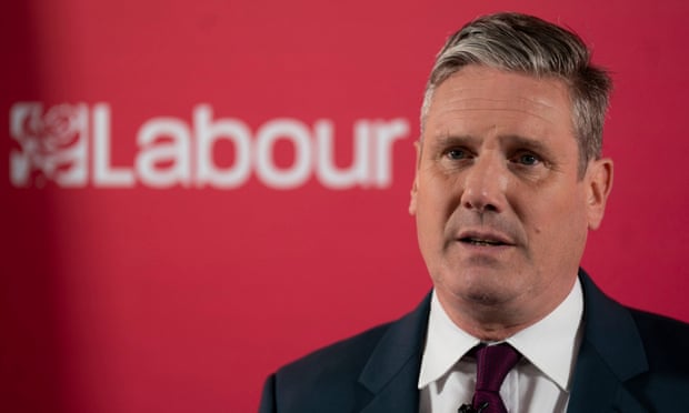 Keir Starmer during a press conference at the headquarters of the Labour Party, 8 July 2022.