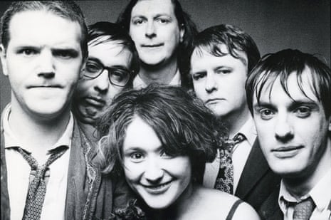 Cardiacs in 1988, with Tim Smith, left.