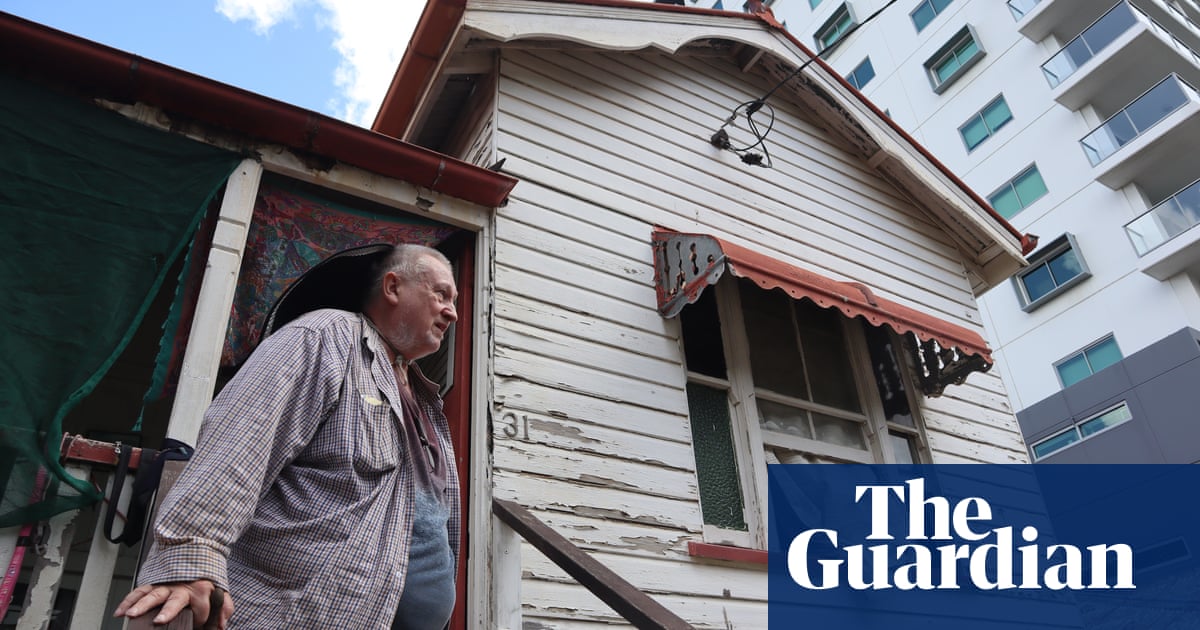 Pensioner says he has nowhere to go after developer buys up Queensland homes to make way for apartments