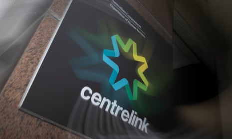 Centrelink sign outside an office