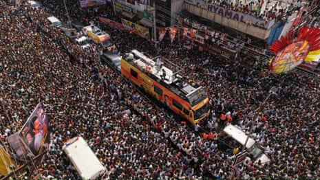 At least 40 dead and 124 injured in crush at Vijay rally in India | India | The Guardian