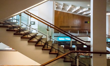 Trevor Dannatt’s close attention to detail was evident in staircases at the Royal Festival Hall, London.