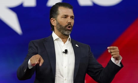 Donald Trump Jr testifies before the committee on the events of January 6 | Donald Trump Jr | The Guardian
