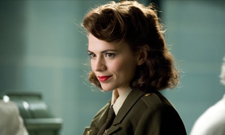 Hayley Atwell as Captain Carter in Doctor Strange in the Multiverse of Madness .
