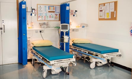 The ECT recovery room at Chase Farm hospital.