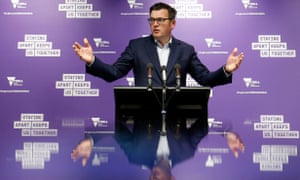 Victoria premier Daniel Andrews speaks to the media at the daily briefing on 23 October 2020 in Melbourne.