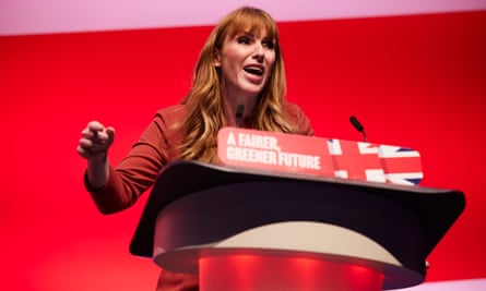 Angela Rayner, deputy leader of the opposition Labour party, mocked Liz Truss at the party’s annual conference in Liverpool.