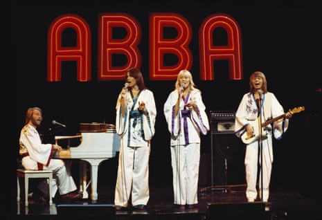 Abba in 1977: Benny Andersson, Frida Lyngstad, Agnetha Fältskog and Björn Ulvaeus.
