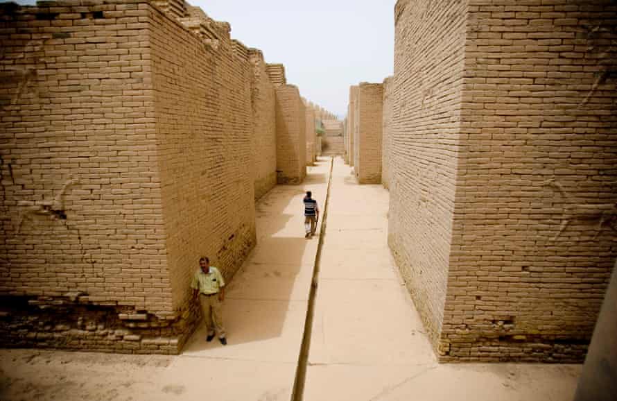 The original Ishtar gate at Babylon.