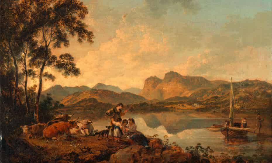 Langdale Pikes by 18th-century artist Julius Caesar Ibbetson.