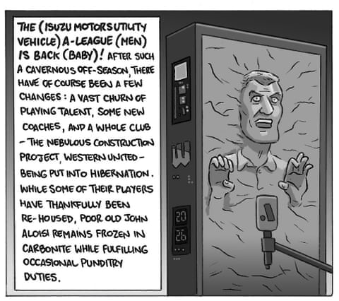 David Squires returns with A-League Men cartoon. David Squires returns with A-League Men cartoon.