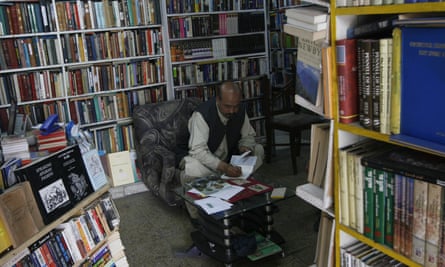 Shah Mohammad Rais in his shop