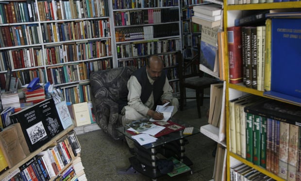 Shah Mohammad Rais in his shop