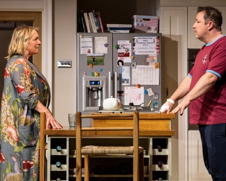 Claire Rushbrook and Daniel Ryan in Middle at the