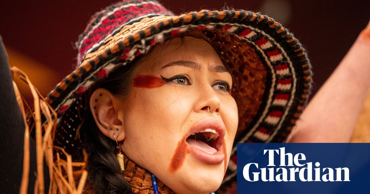 Indigenous women speak out at Cop26 rally: ‘Femicide is linked to ecocide’