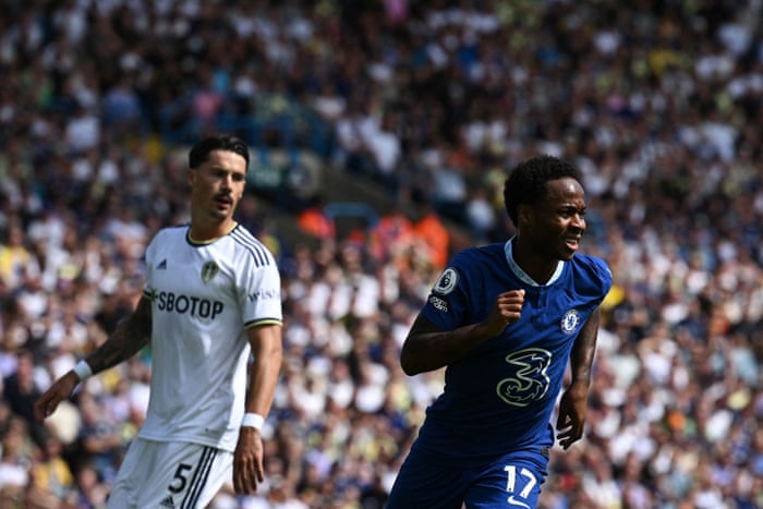 Nice finish from Raheem but just offside.