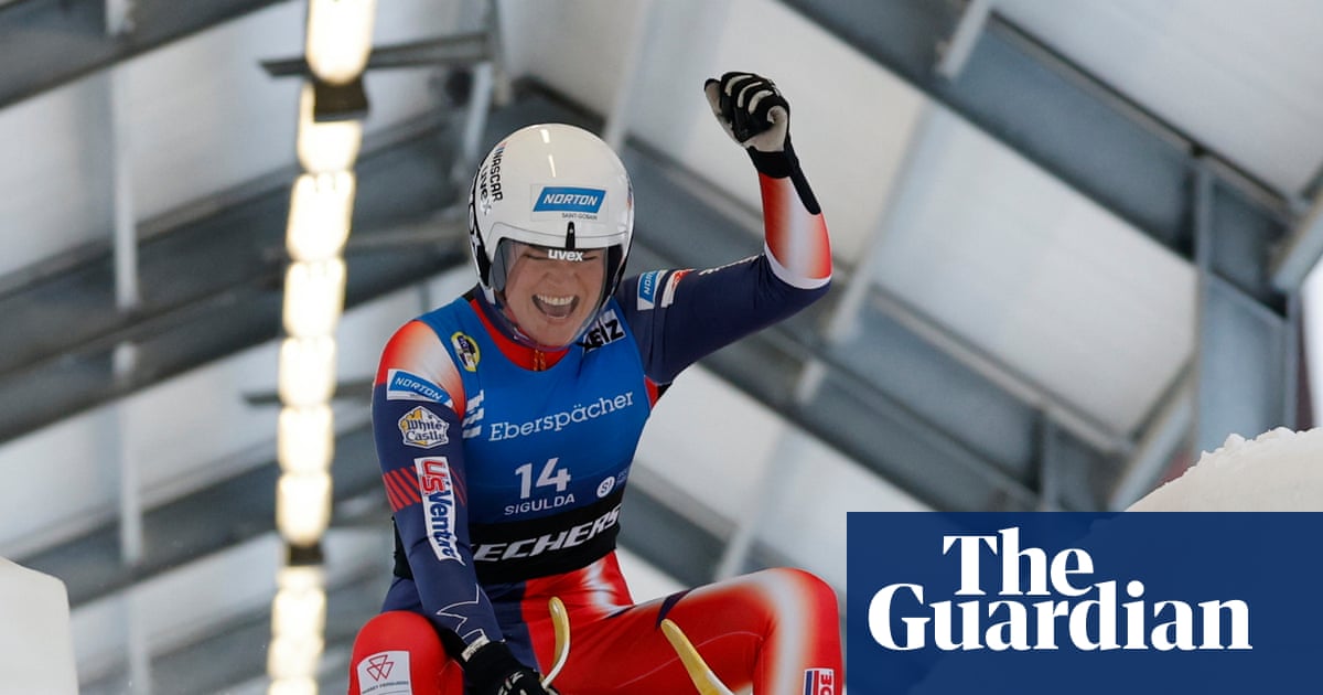 USA’s Summer Britcher boosts Olympic luge bid with another World Cup gold