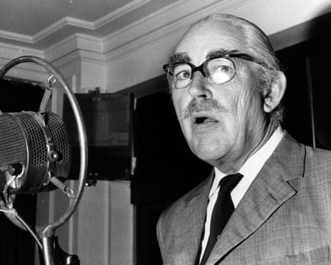 The BBC’s version … former commentator John Snagge.