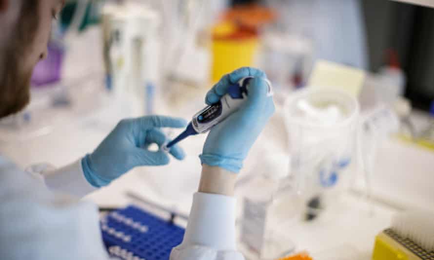 A scientist in a lab