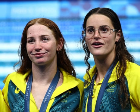 Australia's Olympic swimmers reveal struggles after life in Paris Games fish-bowl | Swimming | The Guardian
