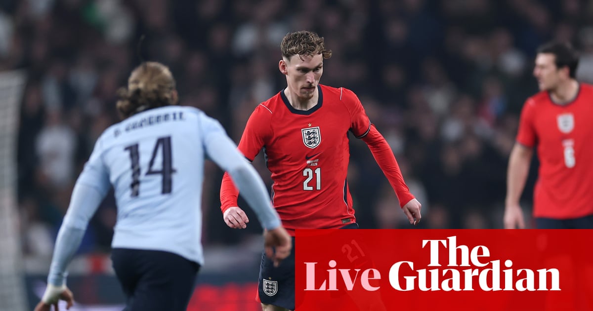 England v Uruguay: men’s international football friendly – live
