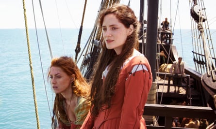 Still from TV drama Jamestown: women on way to new world
