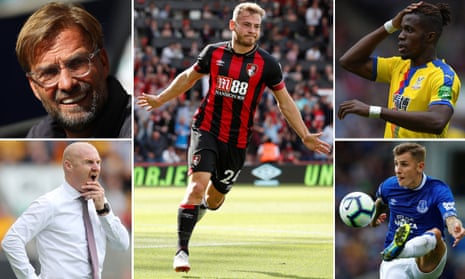 Jurgen Klopp is enjoying life, Ryan Fraser proves size does not matter, Wilfried Zaha is dodging tackles, Lucas Digne needs to prove his worth and Sean Dyche needs to turn things around.