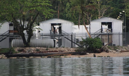 The Australian-run asylum seeker detention centre on Los Negros Island, Manus province, Papua New Guinea.