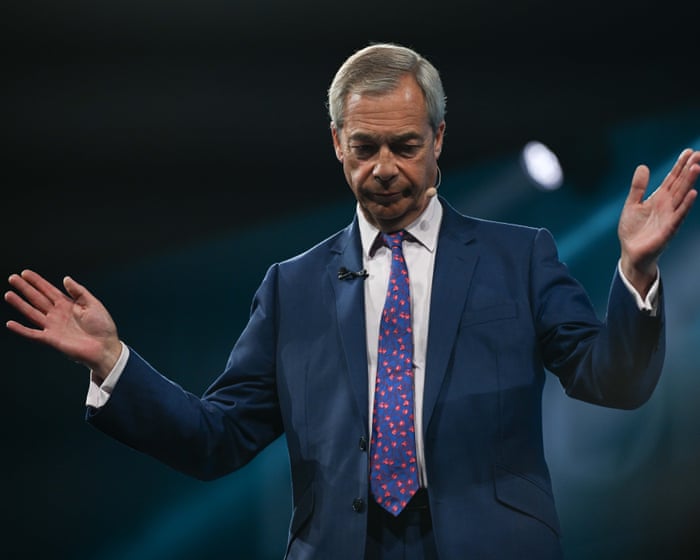 Farage rows back on promise to stop small boats within two weeks if he becomes PM – as it happened