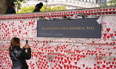 The National Covid Memorial Wall in London