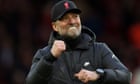 Jürgen Klopp’s Liverpool are a great team with a need for more trophies | Barney Ronay