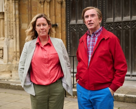 Anna Crilly and Steve Coogan in How Are You? It’s Alan (Partridge).