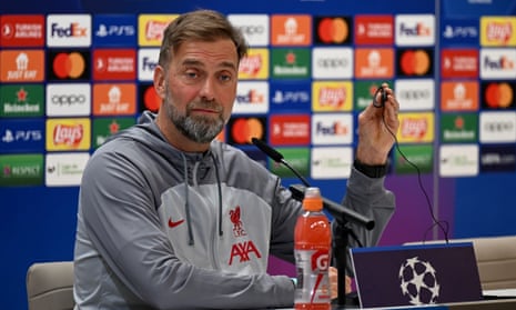 Jürgen Klopp gives his pre-match press conference in Madrid