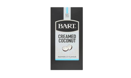 Bart creamed coconut